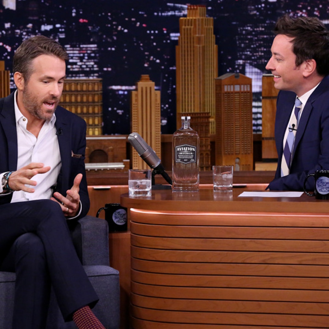 Jimmy Fallon Vomits While Playing a Drinking Game With Ryan Reynolds